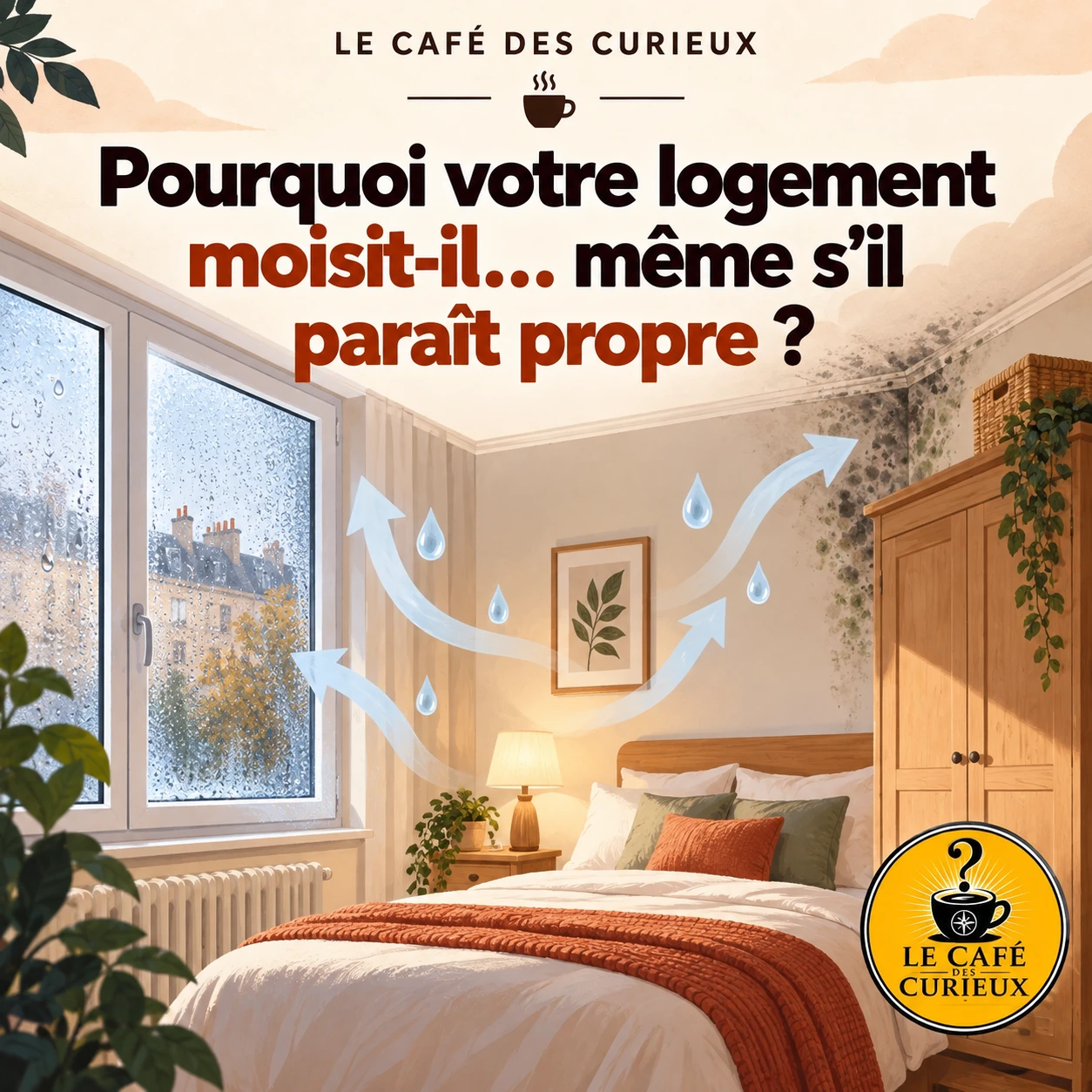 Pourquoi votre logement moisit-il… même s’il paraît propre ?