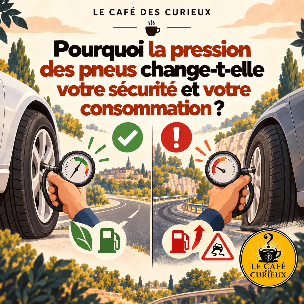 Pourquoi la pression des pneus change-t-elle votre sécurité et votre consommation ?
