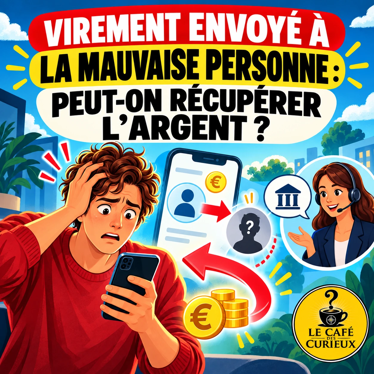 Virement envoyé à la mauvaise personne : peut-on récupérer l’argent ?