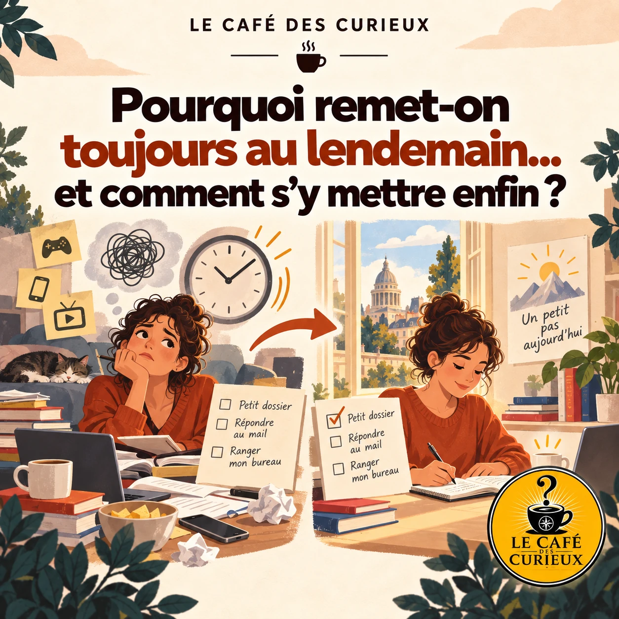 Pourquoi remet-on toujours au lendemain… et comment s’y mettre enfin ?