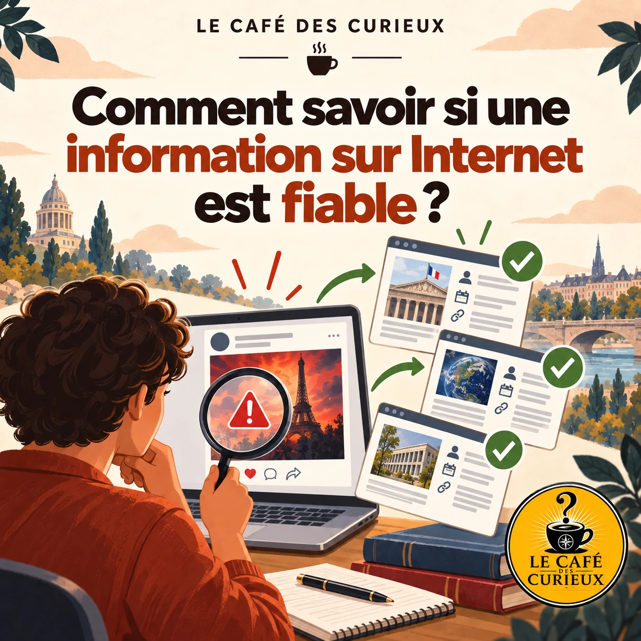 Comment savoir si une information sur Internet est fiable ?