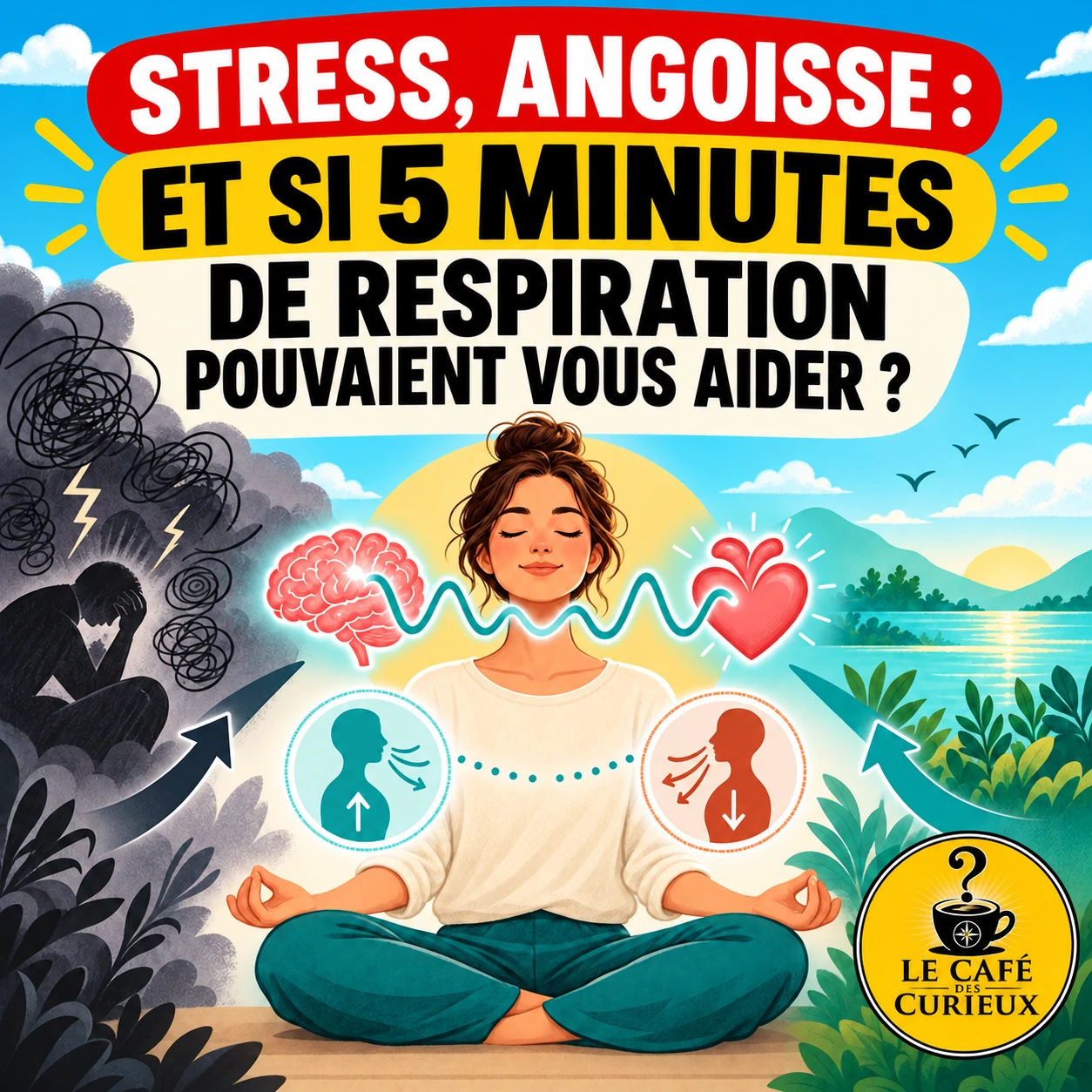 Stress, angoisse : et si 5 minutes de respiration pouvaient vous aider ?